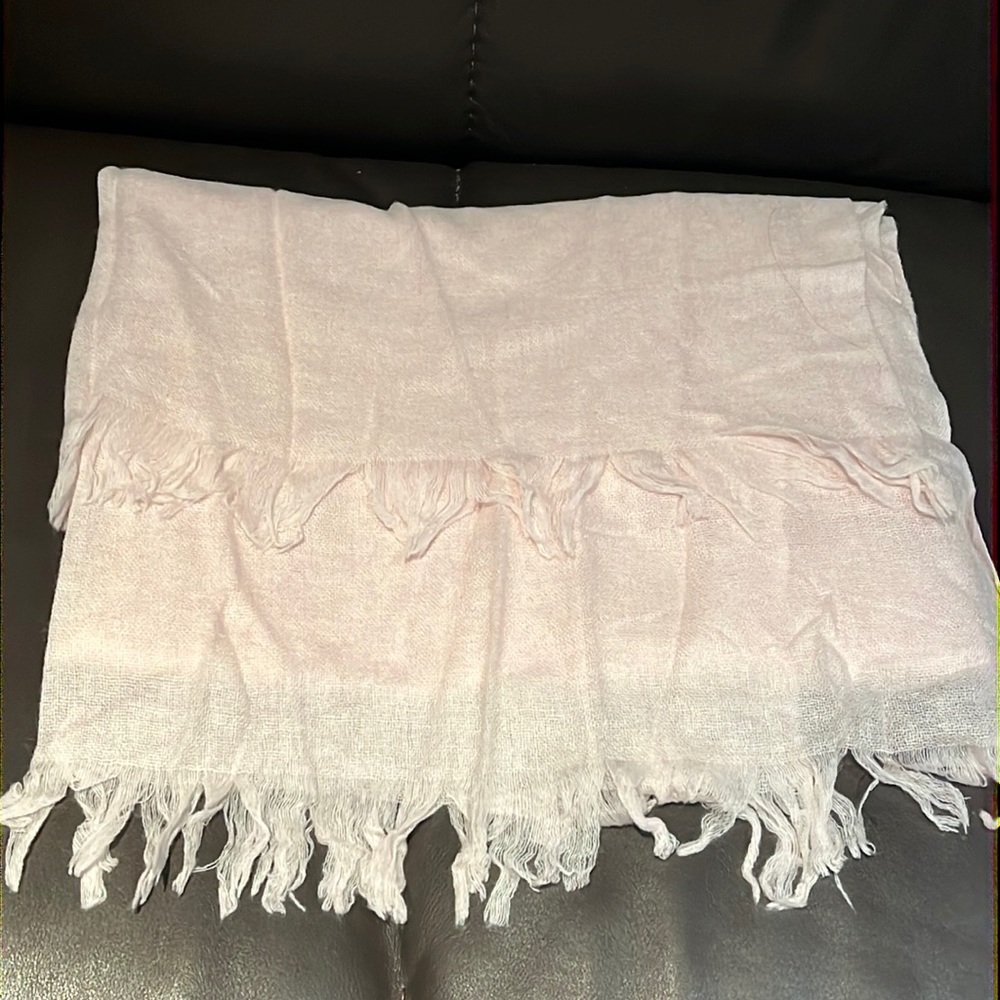 Nordstrom baby pink Cashmere scarf